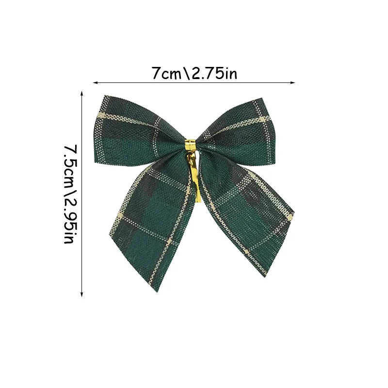 Laços Decorativos Para Árvores de Natal Kit 20pç