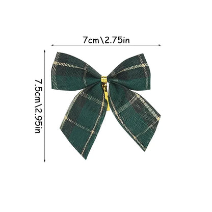 Laços Decorativos Para Árvores de Natal Kit 20pç
