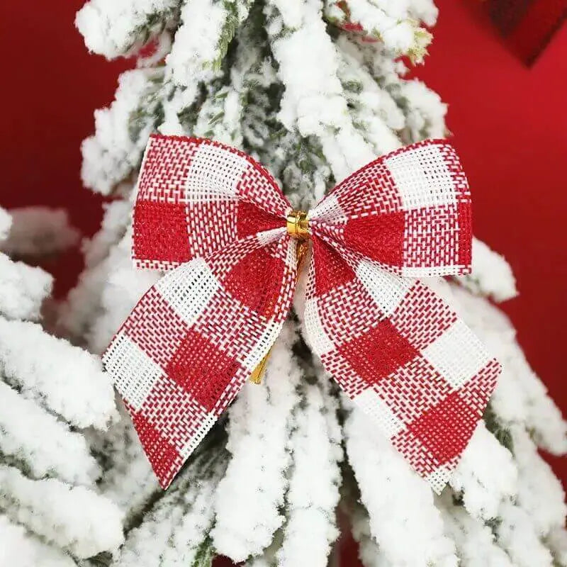 Laços Decorativos Para Árvores de Natal Kit 20pç