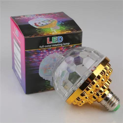 Lâmpada Giratória Colorida em Led Disco Fest Magic