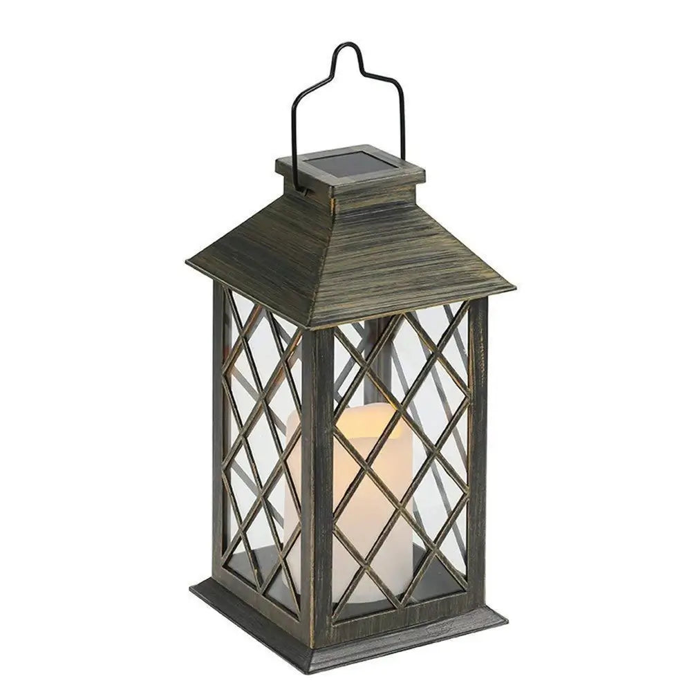 Lanterna Decorativa Led Solar Iluminação Decoração Jardim