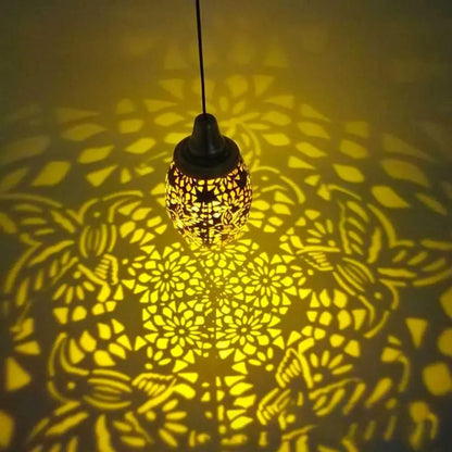 Lanterna Led Solar Impermeável de Pendurar Iluminação Decoração Jardim