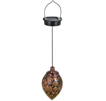 Lanterna Led Solar Impermeável de Pendurar Iluminação Decoração Jardim