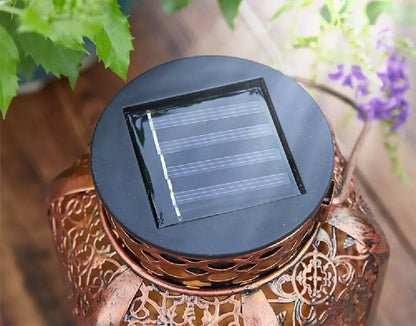 Lanterna Led Solar Impermeável Iluminação Decoração Jardim