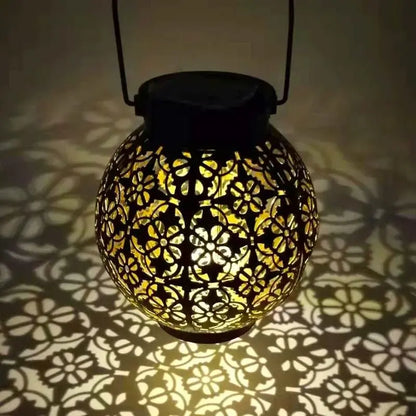Lanterna Led Solar Impermeável Iluminação Decoração Jardim