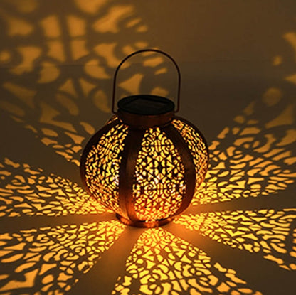 Lanterna Led Solar Impermeável Iluminação Decoração Jardim