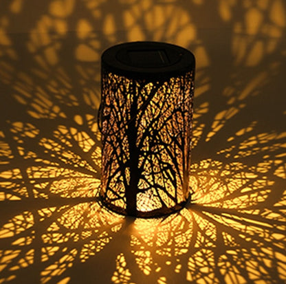 Lanterna Led Solar Impermeável Iluminação Decoração Jardim