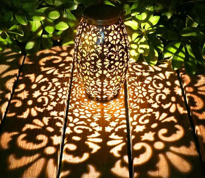 Lanterna Led Solar Impermeável Iluminação Decoração Jardim