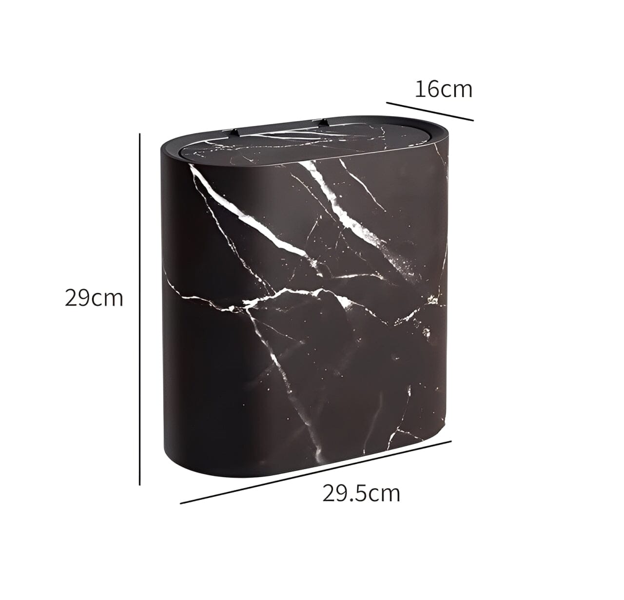 Lixeira Moderna Marble Urban Conceito 