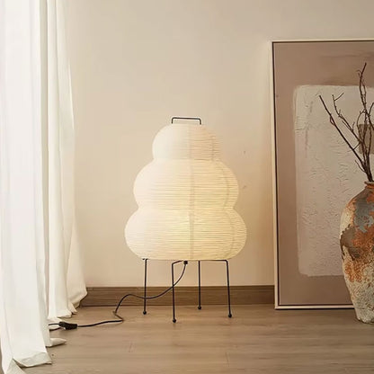 Luminária Abajur de Chão Artesanal Bohara Conceito 