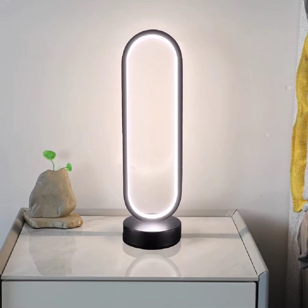 Luminária Abajur de Mesa Anel Glow LED Abajur - 0038 YuDome 