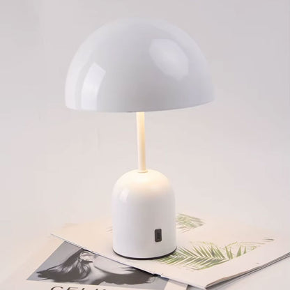 Luminária Abajur de Mesa Bell Lumine Touch 30cm Conceito Branco 