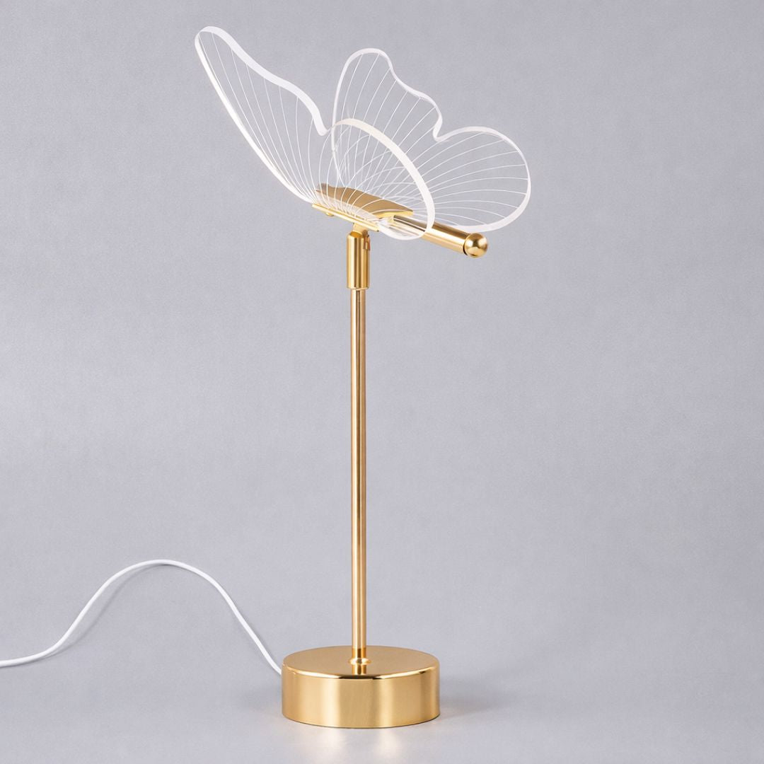 Luminária Abajur de Mesa - Butterfly 43cm Abajur - 0001 Conceito 