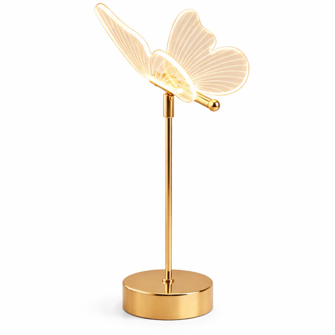 Luminária Abajur de Mesa - Butterfly 43cm Abajur - 0001 Conceito 