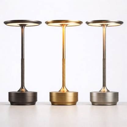 Luminária Abajur de Mesa Candeeiro Touch Essenza Recarregável USB Abajur - 0062 Conceito 