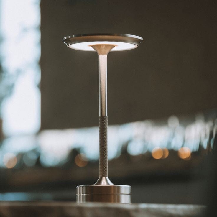 Luminária Abajur de Mesa Candeeiro Touch Essenza Recarregável USB Abajur - 0062 Conceito 