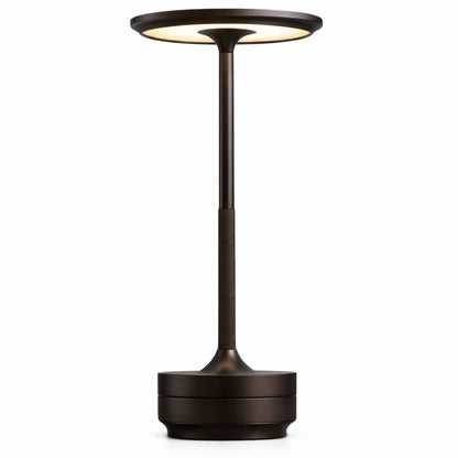 Luminária Abajur de Mesa Candeeiro Touch Essenza Recarregável USB Abajur - 0062 Conceito Preto 