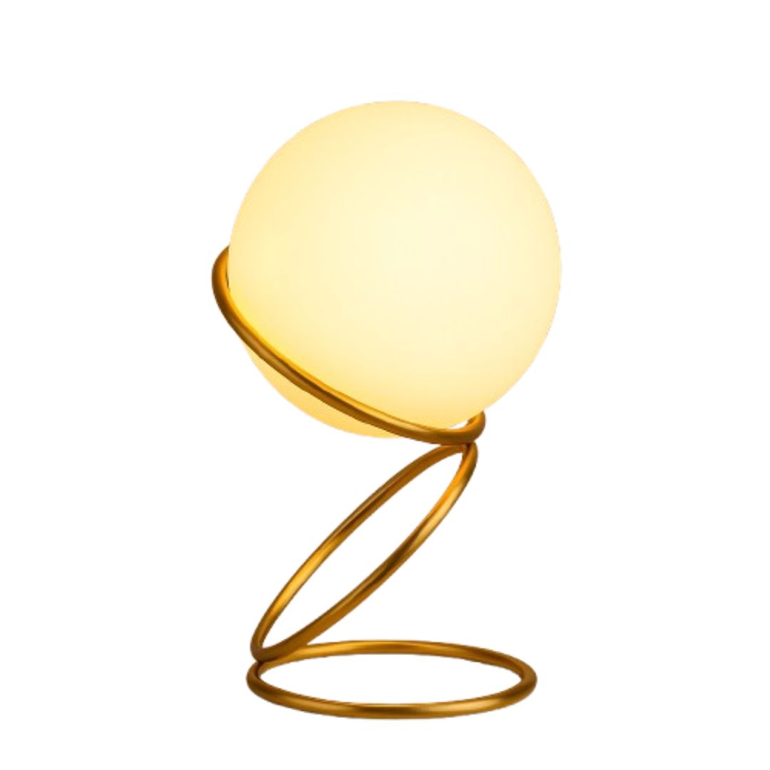 Luminária Abajur de Mesa Circular OrbyBoll 31cm Abajur - 0029 Conceito 