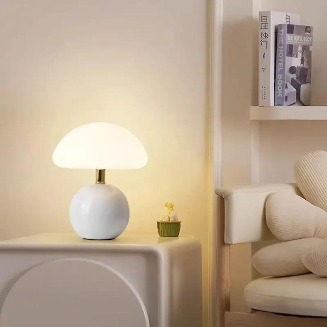 Luminária Abajur de Mesa Cogumelo Abajur - 0026 Conceito 