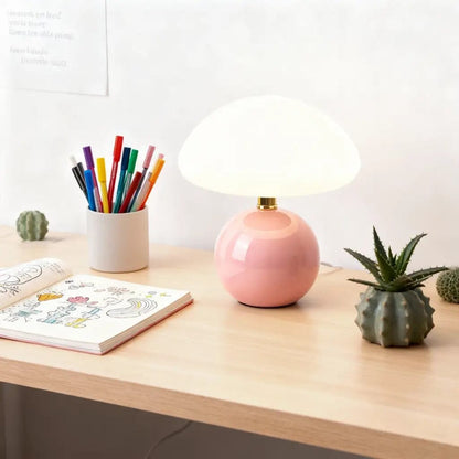 Luminária Abajur de Mesa Cogumelo Abajur - 0026 Conceito 