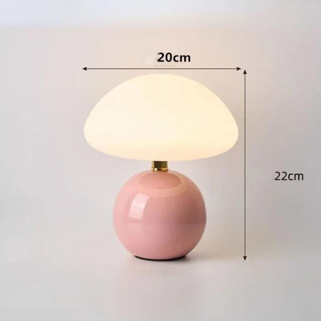 Luminária Abajur de Mesa Cogumelo Abajur - 0026 Conceito 
