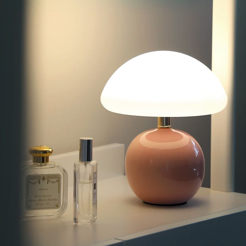 Luminária Abajur de Mesa Cogumelo Abajur - 0026 Conceito 