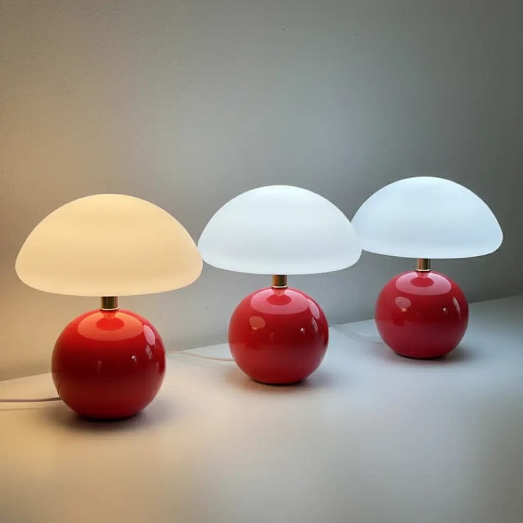 Luminária Abajur de Mesa Cogumelo Abajur - 0026 Conceito 