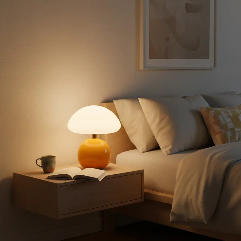 Luminária Abajur de Mesa Cogumelo Abajur - 0026 Conceito 