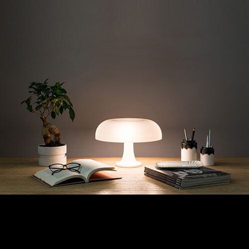 Luminária Abajur de Mesa Cogumelo Led com 10 Níveis de Intensidade Abajur - 0065 Conceito 