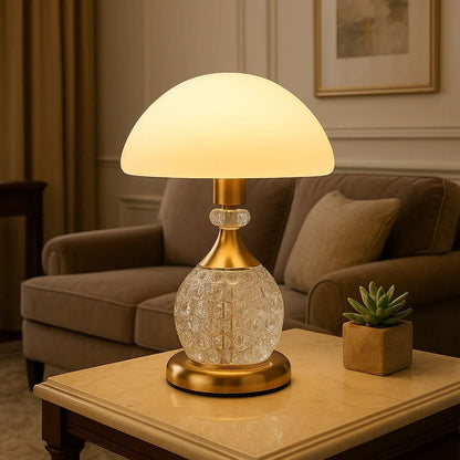 Luminária Abajur de Mesa Cogumelo Retrô Deluxe Abajur - 0039 Conceito 