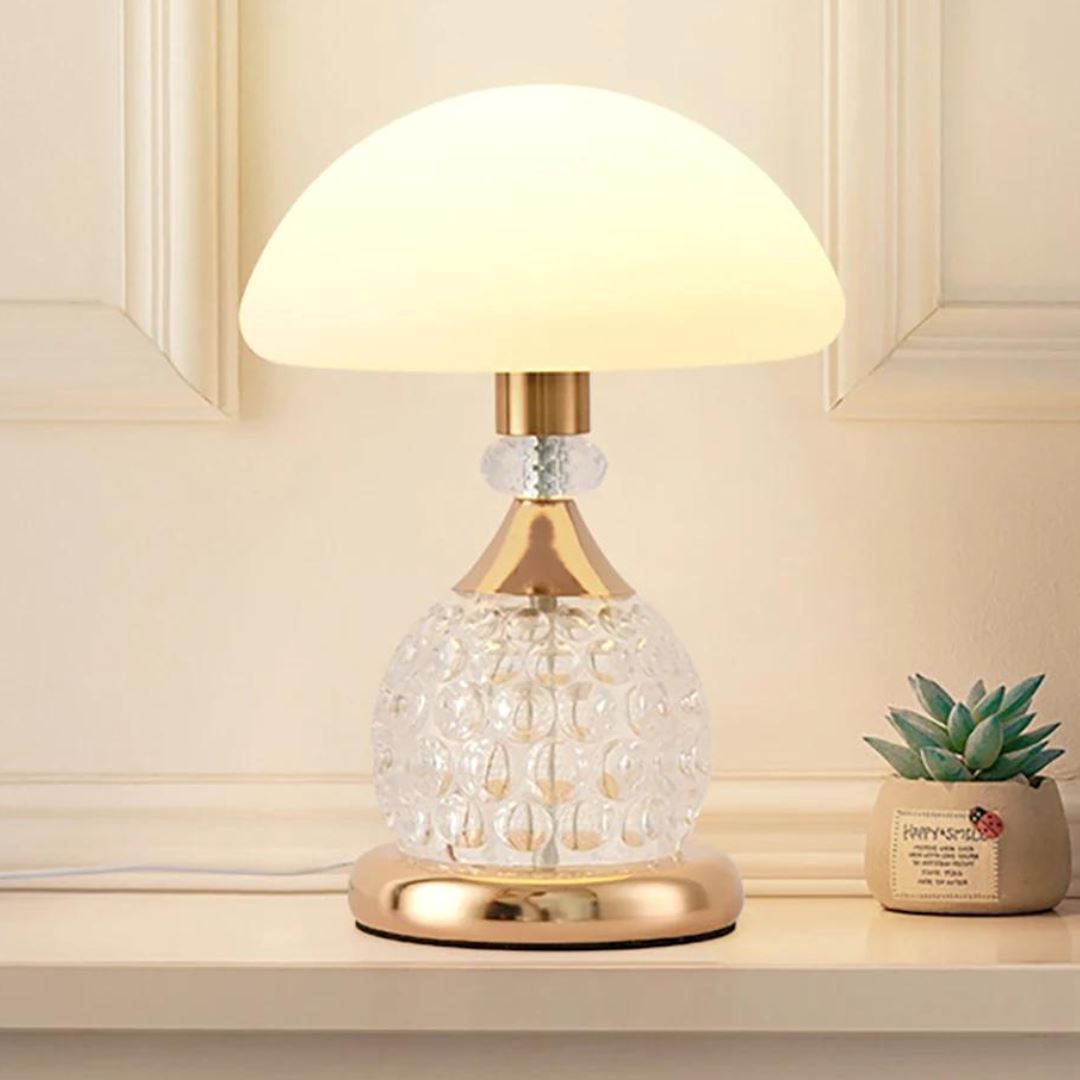 Luminária Abajur de Mesa Cogumelo Retrô Deluxe Abajur - 0039 Conceito 