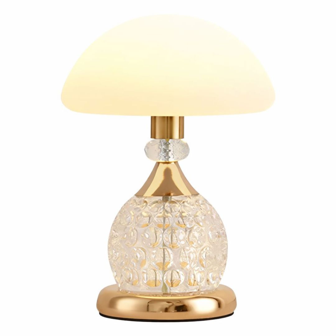 Luminária Abajur de Mesa Cogumelo Retrô Deluxe Abajur - 0039 Conceito 