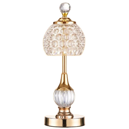 Luminária Abajur de Mesa Cristal Vintage Royale 35cm Conceito 