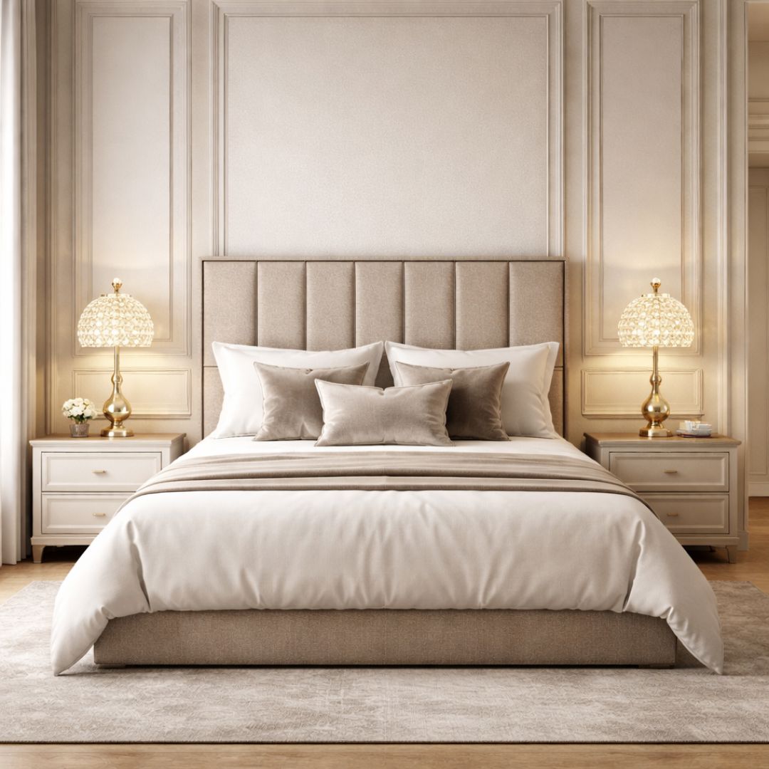 Luminária Abajur de Mesa Cristal Vintage Royale Conceito 