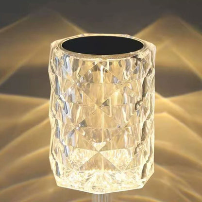 Luminária Abajur de Mesa Cristalina Touch em LED 36cm Abajur - 0047 YuDome 