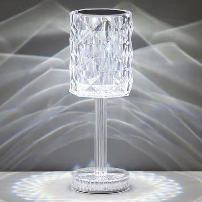 Luminária Abajur de Mesa Cristalina Touch em LED 36cm Abajur - 0047 YuDome 