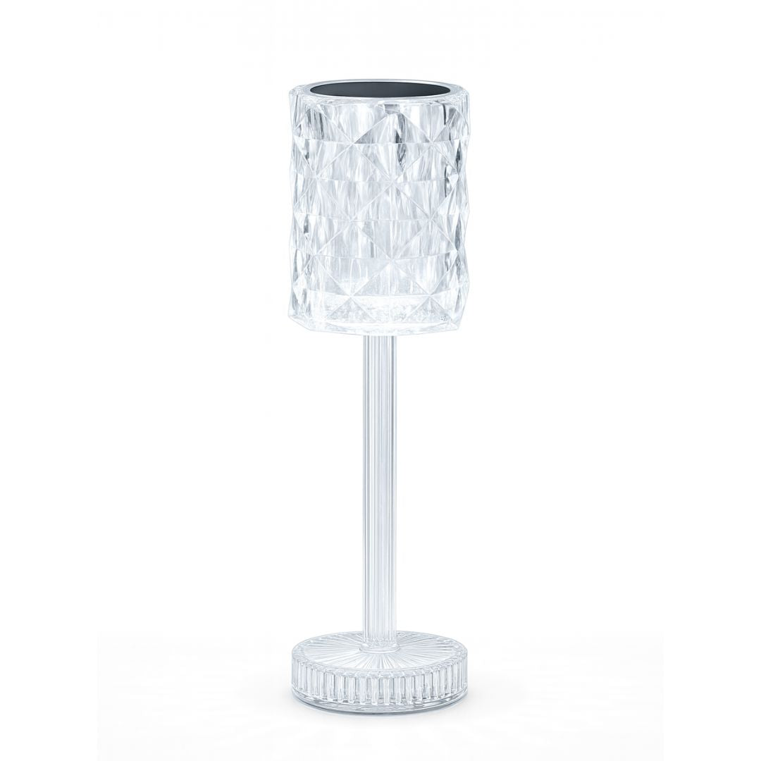 Luminária Abajur de Mesa Cristalina Touch em Led Conceito 
