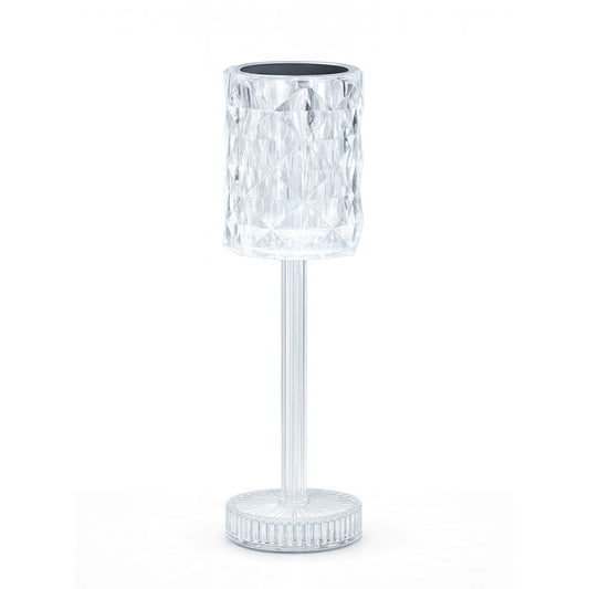 Luminária Abajur de Mesa Cristalina Touch em Led Conceito 