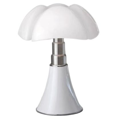 Luminária Abajur de Mesa Cúpula em Pétalas 33cm Abajur - 0058 YuDome Branco 