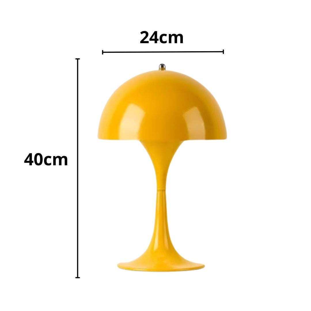 Luminária Abajur de Mesa Danish Mushroom Touch 40cm Conceito 