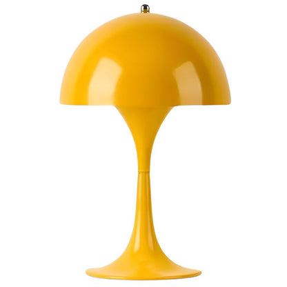 Luminária Abajur de Mesa Danish Mushroom Touch 40cm Conceito Amarelo 