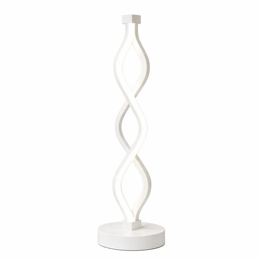 Luminária Abajur de Mesa Espiral Dupla 36cm Abajur - 0008 Conceito 