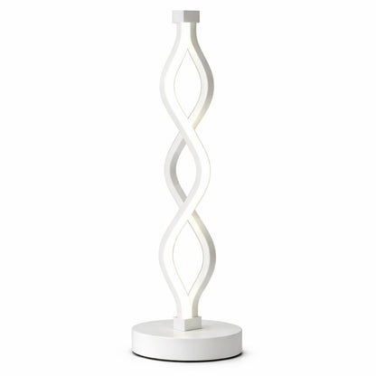 Luminária Abajur de Mesa Espiral Dupla 36cm Abajur - 0008 Conceito 