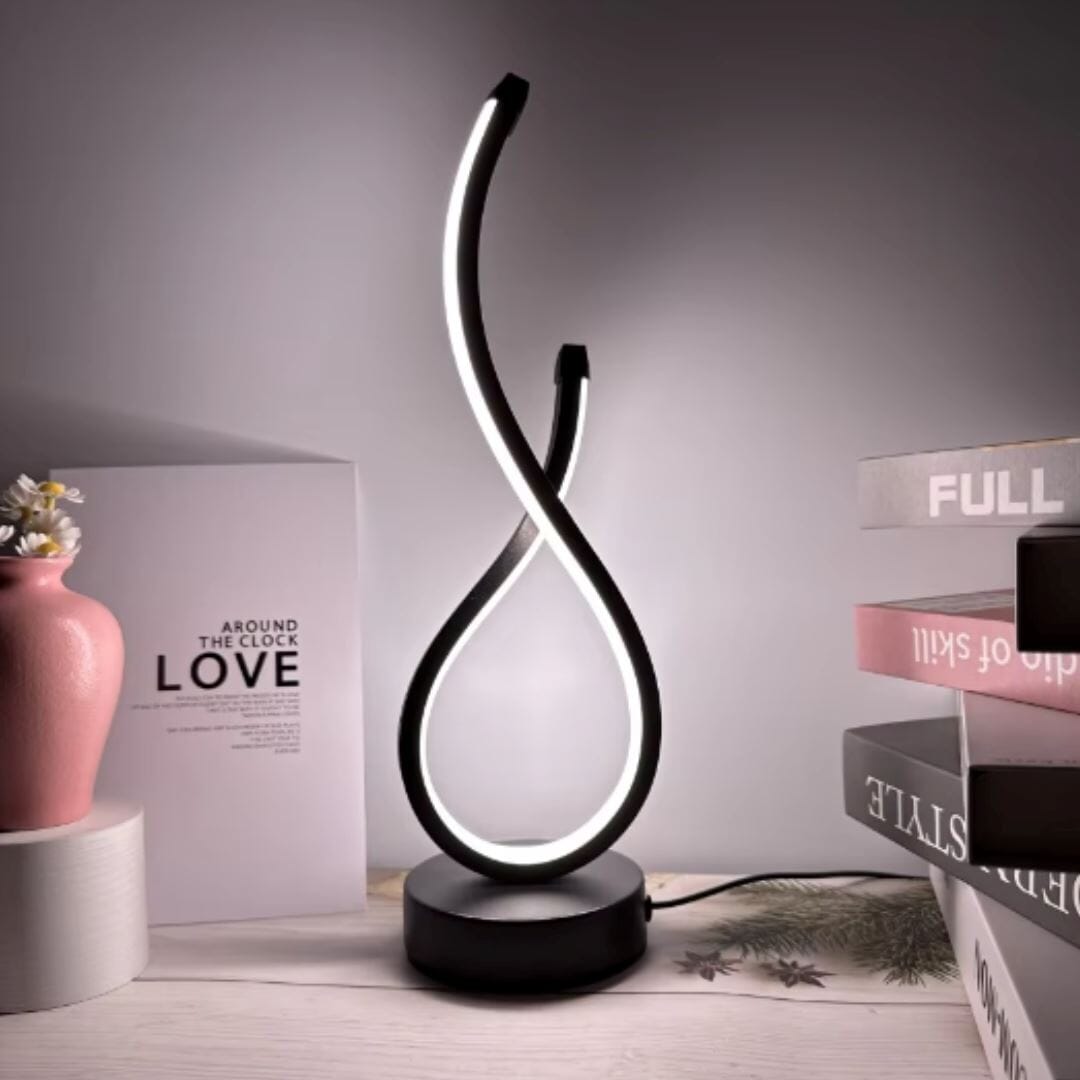 Luminária Abajur de Mesa Espiral em Gota Light Abajur - 0033 YuDome 