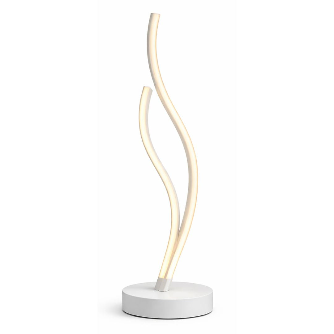 Luminária Abajur de Mesa Espiral Ivar em Led 50cm Abajur - 0009 Conceito 