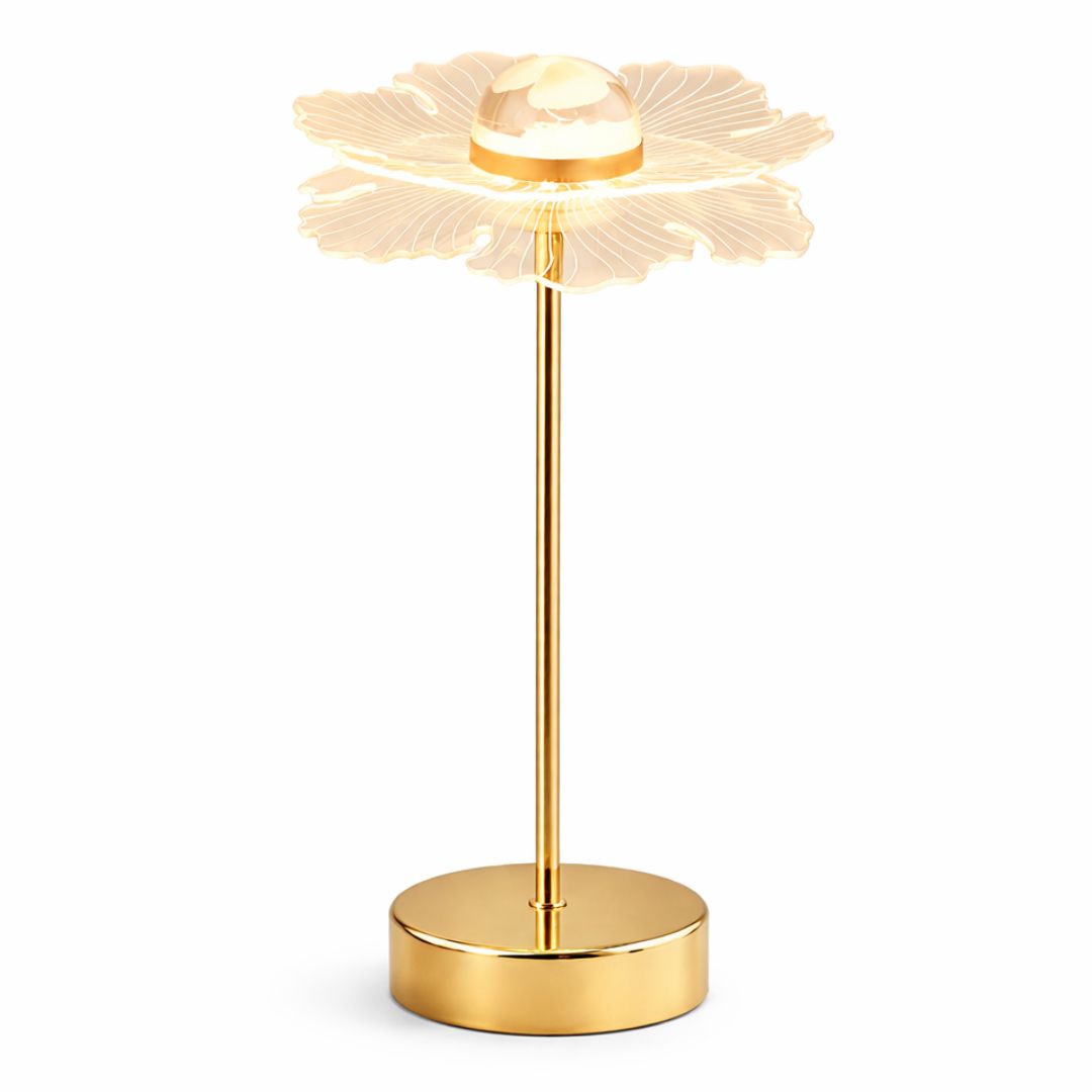 Luminária Abajur de Mesa Flower 38cm Abajur - 0006 Conceito 