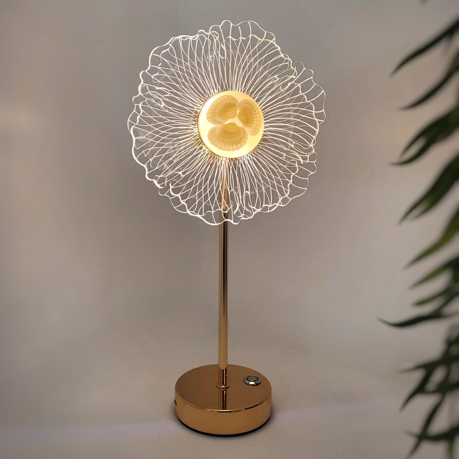 Luminária Abajur de Mesa Flower Abajur - 0006 Conceito 