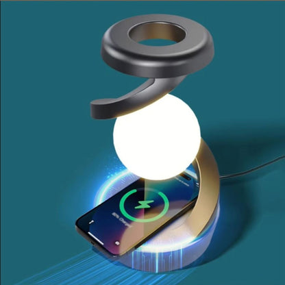 Luminária Abajur de Mesa Flying 3D Recarregamento Sem fio e RGB Abajur - 0042 Conceito 