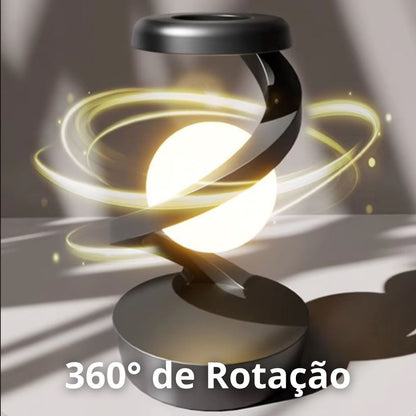 Luminária Abajur de Mesa Flying 3D Recarregamento Sem fio e RGB Abajur - 0042 Conceito 