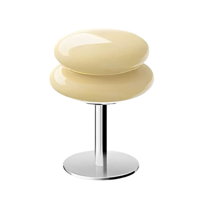 Luminária Abajur de Mesa Italian Duplo Arco em LED Abajur - 0063 Conceito Amarelo 